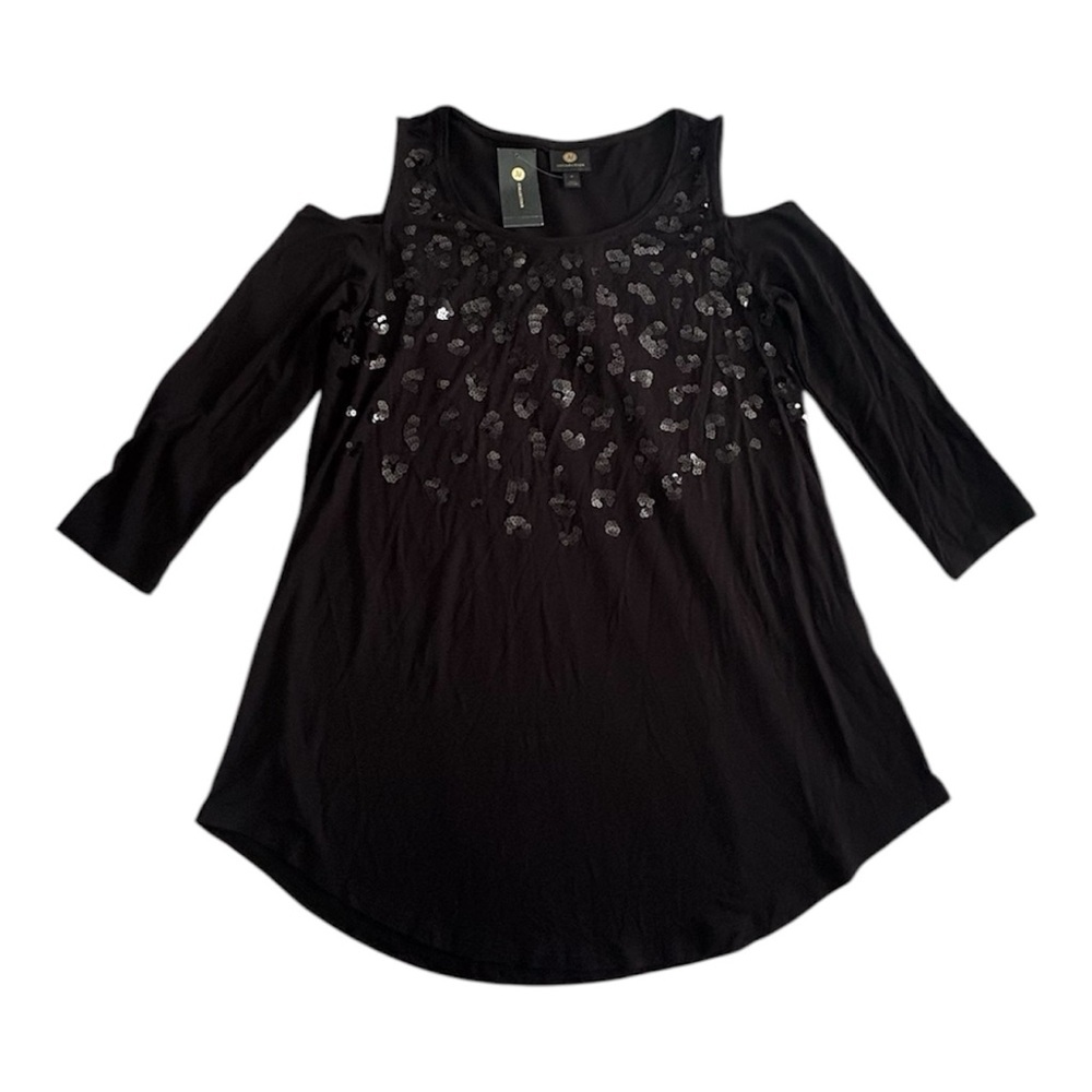 Jim Collection Black Long Sleeve Shirt – Size Medium brand new with tag